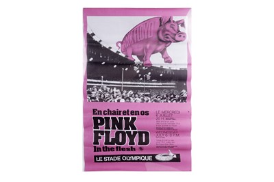 Lot 368A - A 1977 Pink Floyd tour poster