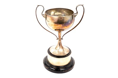 Lot 779 - A silver presentation trophy