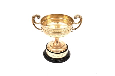 Lot 780 - A silver trophy cup by William Hutton and Sons