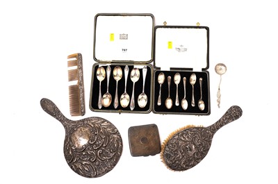 Lot 787 - A selection of silver items: including Cooper Brothers & Sons, Sheffield