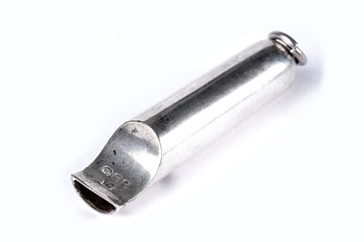 Lot 1738 - A Victorian silver whistle