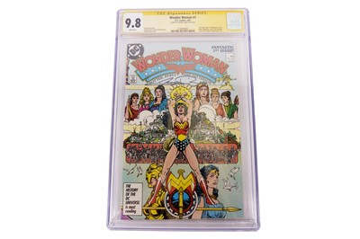 Lot 56 - Wonder Woman No. 1, signed by G. Perez