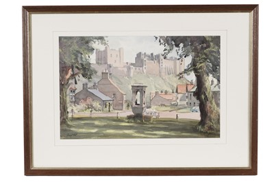 Lot 219 - Fred Stott - Bamburgh Castle | watercolour