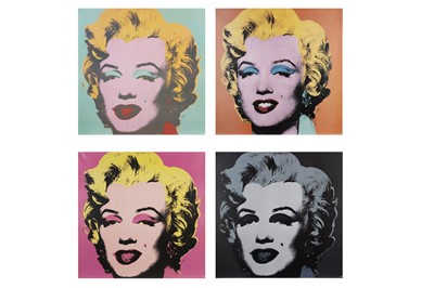 Lot 334 - After Andy Warhol - Marilyn | screen print on canvas (1993)