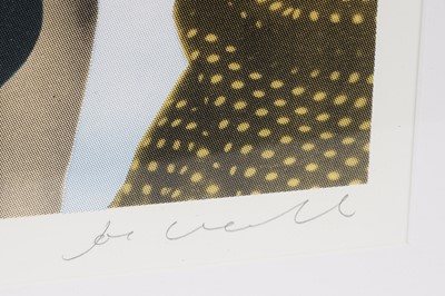 Lot 1005 - Joe Webb - Kissing Magritte | limited edition silkscreen