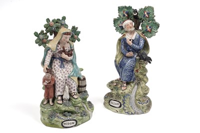 Lot 472 - A pair of Walton figures 'Elijah' and 'Widow'