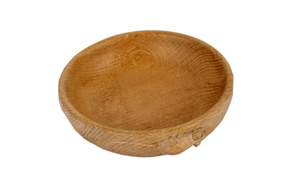 Lot 842 - A Mouseman nut bowl