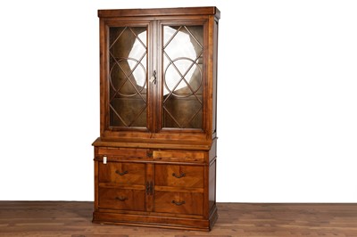 Lot 91 - Barker and Stonehouse: a fruitwood secretaire bookcase