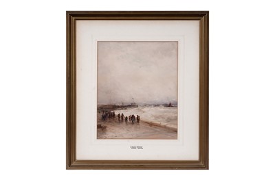 Lot 48 - George Edward Horton - A Rough Morning | watercolour