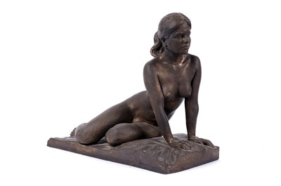 Lot 899 - Walter Awlson - Awakening | bronzed terracotta