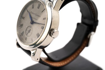 Lot 1062 - Robert Loomes  'Robin' : a limited-edition stainless steel cased wristwatch