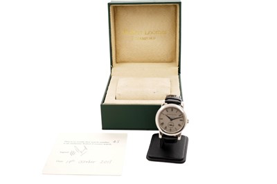 Lot 1062 - Robert Loomes  'Robin' : a limited-edition stainless steel cased wristwatch