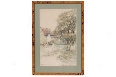 Lot 72 - Victor Noble Rainbird - Old Mill Moncheaux, France | watercolour