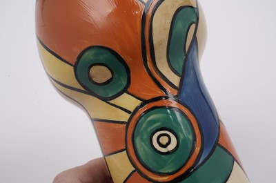 Lot 563 - A Clarice Cliff ‘Sliced Circle’ pattern vase