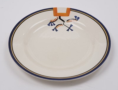 Lot 564 - A Clarice Cliff ‘Ravel’ pattern tea service