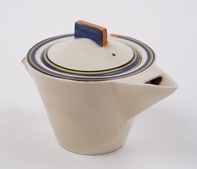 Lot 564 - A Clarice Cliff ‘Ravel’ pattern tea service