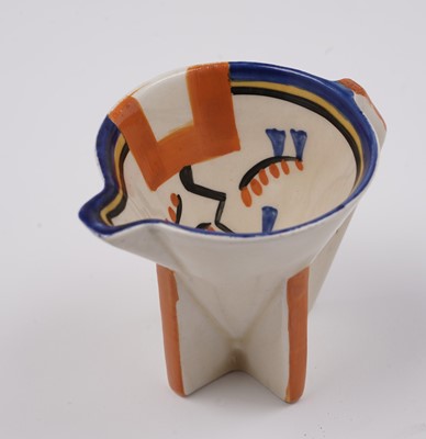 Lot 564 - A Clarice Cliff ‘Ravel’ pattern tea service