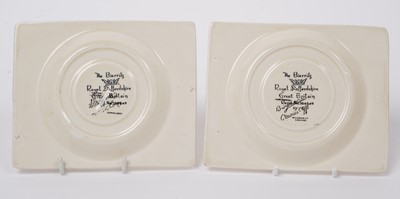 Lot 856 - A Clarice Cliff ‘Coral Firs’ Bonjour pattern coffee service