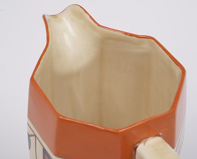 Lot 577 - A Clarice Cliff ‘Umbrellas and Rain’ pattern Athens jug