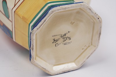 Lot 577 - A Clarice Cliff ‘Umbrellas and Rain’ pattern Athens jug