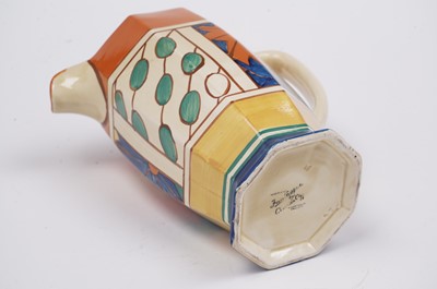 Lot 577 - A Clarice Cliff ‘Umbrellas and Rain’ pattern Athens jug