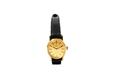 Lot 1057 - Omega De Ville: an 18ct yellow gold cased cocktail watch