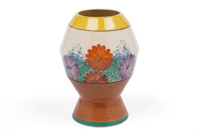 Lot 590 - A Clarice Cliff ‘Gay Day’ pattern vase