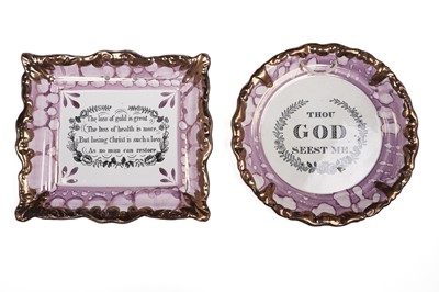 Lot 499 - Two Sunderland motto plaques