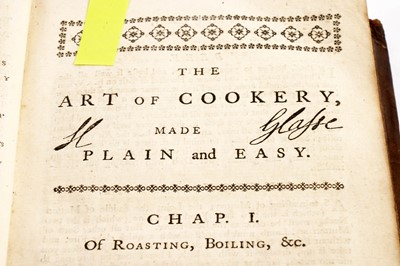 Lot 331 - Glasse's The Art of Cookery