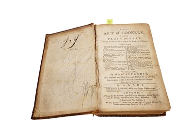 Lot 331 - Glasse's The Art of Cookery