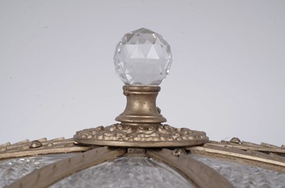 Lot 708 - RMS Olympic interest: a fine pair of ormolu and cut-glass ceiling light fittings