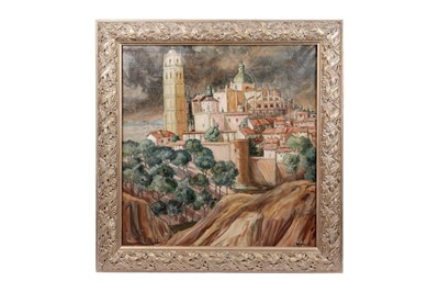 Lot 1092 - Madeline Rachel Holmes Wells RBA - Storm Clouds over Córboda, Spain | oil