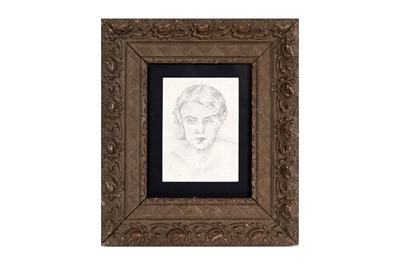 Lot 163 - Sir Stanley Spencer - Portrait of Patricia Preece | pencil drawing