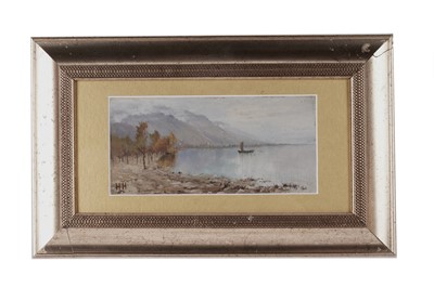 Lot 1681 - In the manner of Sir Hubert von Herkomer - View of Locano, Lake Maggiore | oil