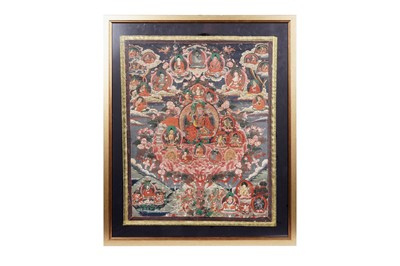 Lot 435 - An early 20th Century Tibetan Thangka