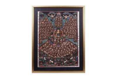 Lot 436 - An early 20th Century Tibetan Thangka