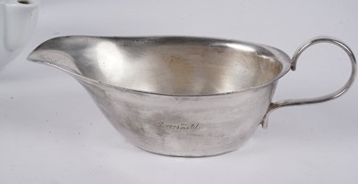 Lot 301 - A selection of hotel ceramics and silver-plated ware