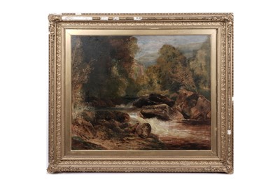 Lot 1146 - Attributed to Thomas Miles Richardson Jnr. - A Brook Running Through the Forest | oil