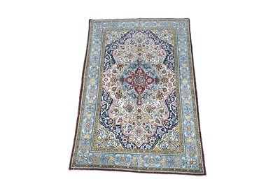 Lot 1193 - A Persian hand-made Qum rug