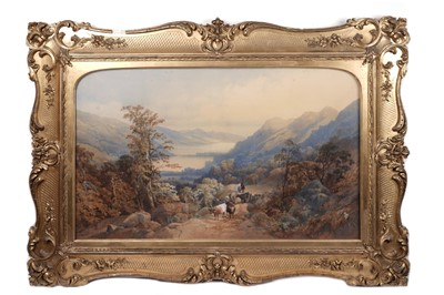 Lot 1072 - James Burrell Smith - Scene on Loch Fyne and Douglas, from Glen-Head Argyleshire | watercolour