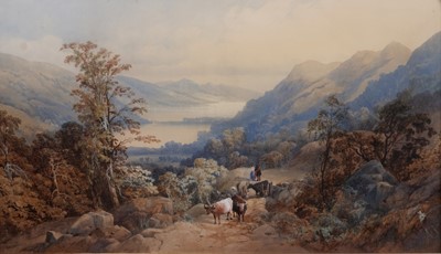Lot 1072 - James Burrell Smith - Scene on Loch Fyne and Douglas, from Glen-Head Argyleshire | watercolour