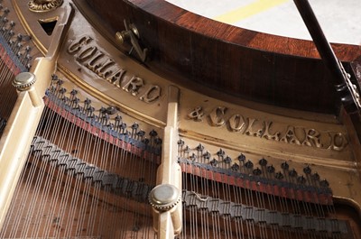 Lot 970 - A Victorian early 1880s walnut baby grand piano
