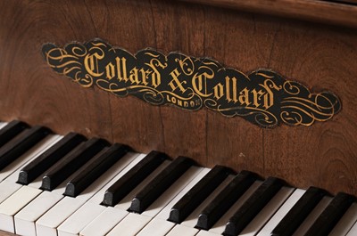 Lot 970 - A Victorian early 1880s walnut baby grand piano