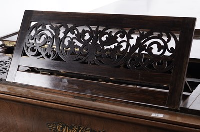 Lot 970 - A Victorian early 1880s walnut baby grand piano