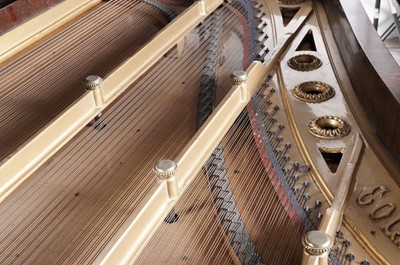 Lot 970 - A Victorian early 1880s walnut baby grand piano