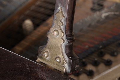 Lot 970 - A Victorian early 1880s walnut baby grand piano