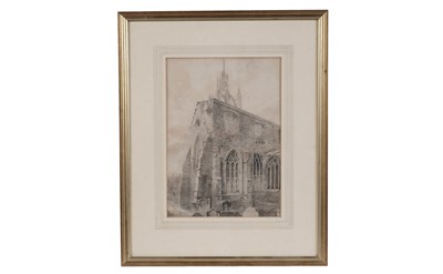 Lot 38 - John Storey - View of Newcastle Cathedral | watercolour