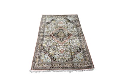 Lot 310 - A hand-made pure silk Bidjar rug