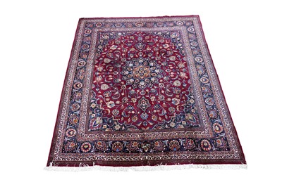 Lot 1203 - A signed Persian hand-made carpet