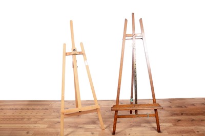 Lot 106 - Two artist easels